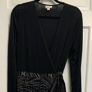 XL LuLaRoe Elegant Deanne Wrap Dress